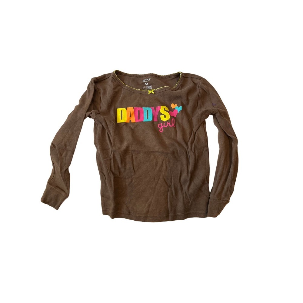 Carters Daddys Girl Long Sleeve Shirt Girls 5T